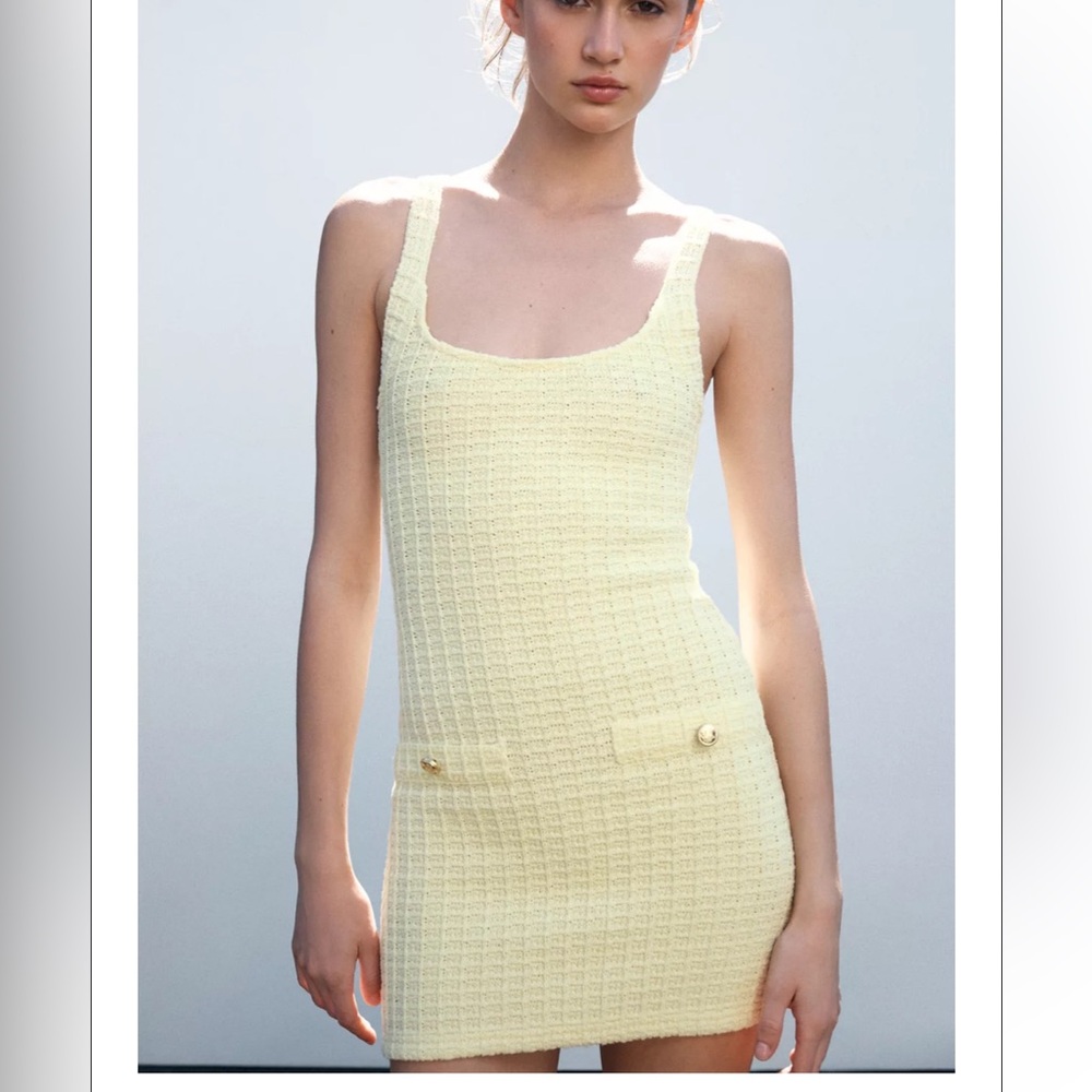 Zara Cream Mini Dress